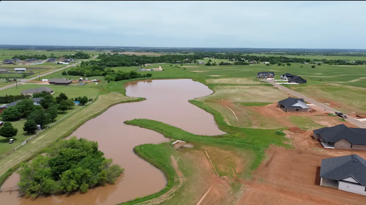 lakeside new home construction development